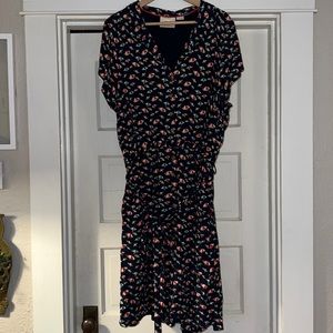 Maeve “Catherine” shirt dress in beach umbrellas